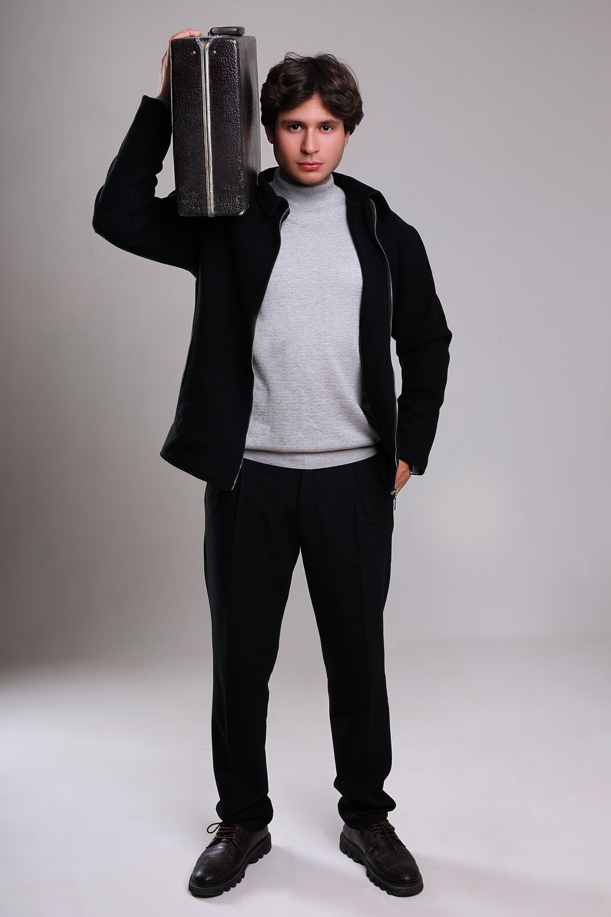 Black Wool Jacket (classic)